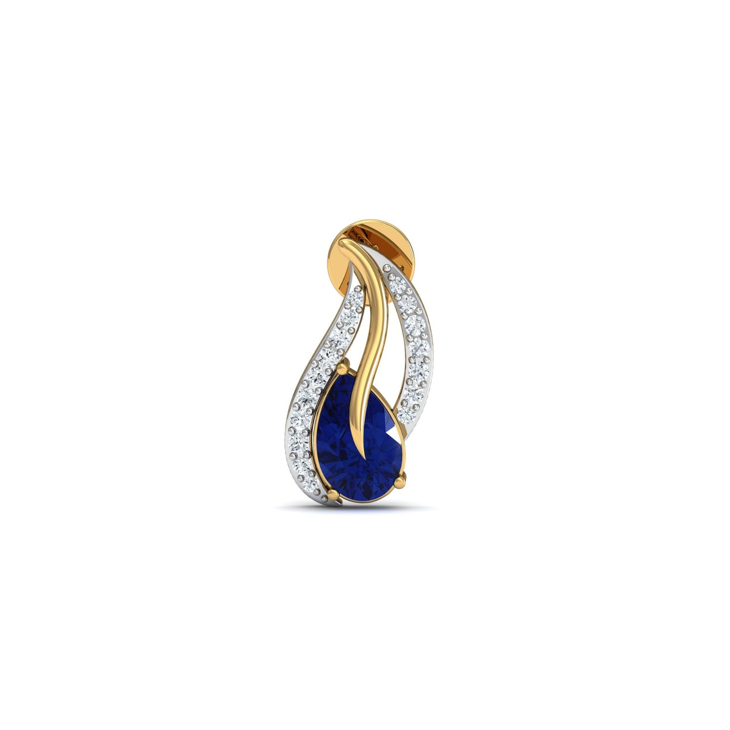 Midnight Teardrop Pendant & Earring Set