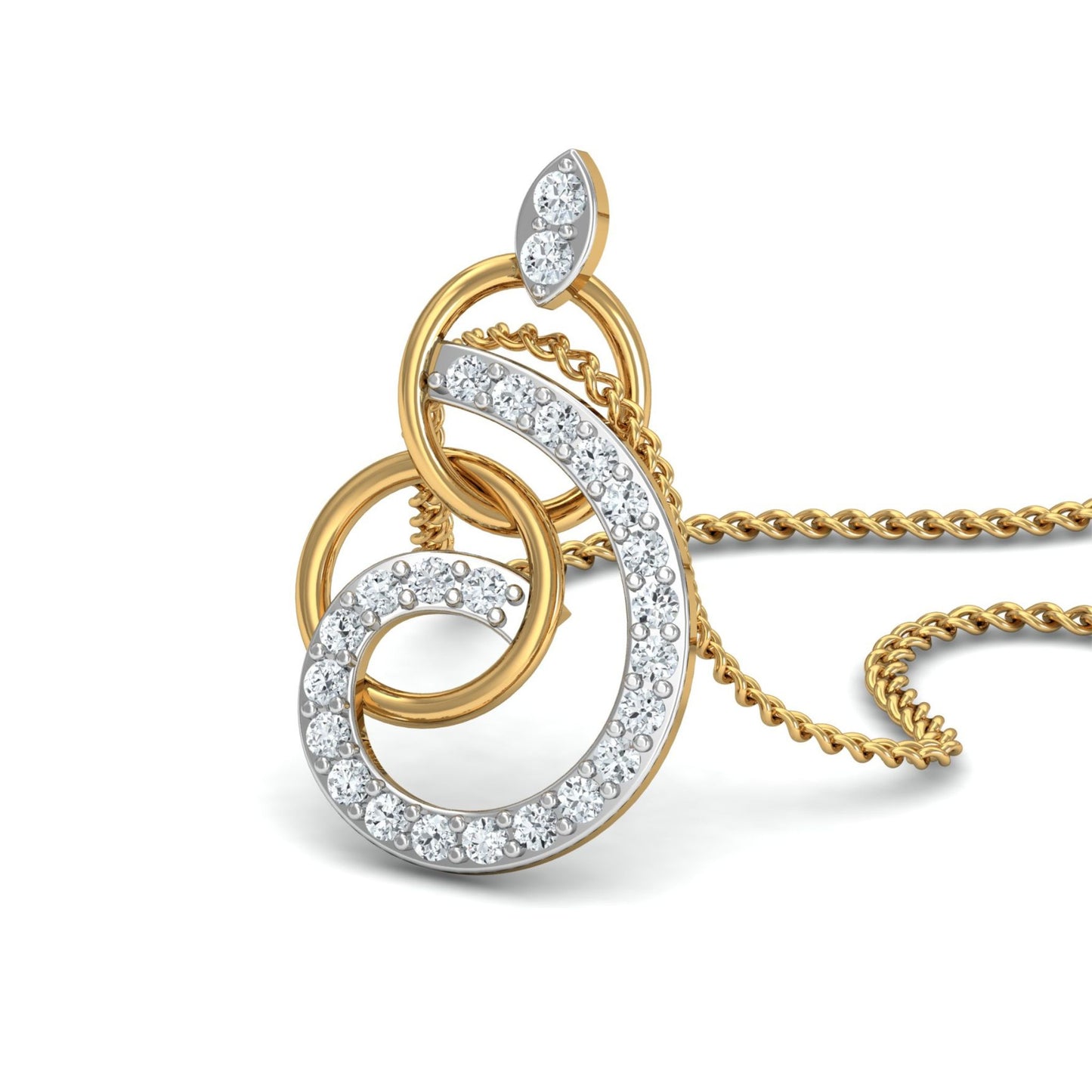 Eternal Swirl Pendant & Earring Set