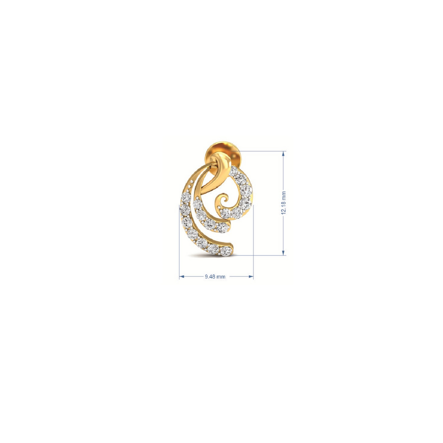 Radiant Swirl Earrings