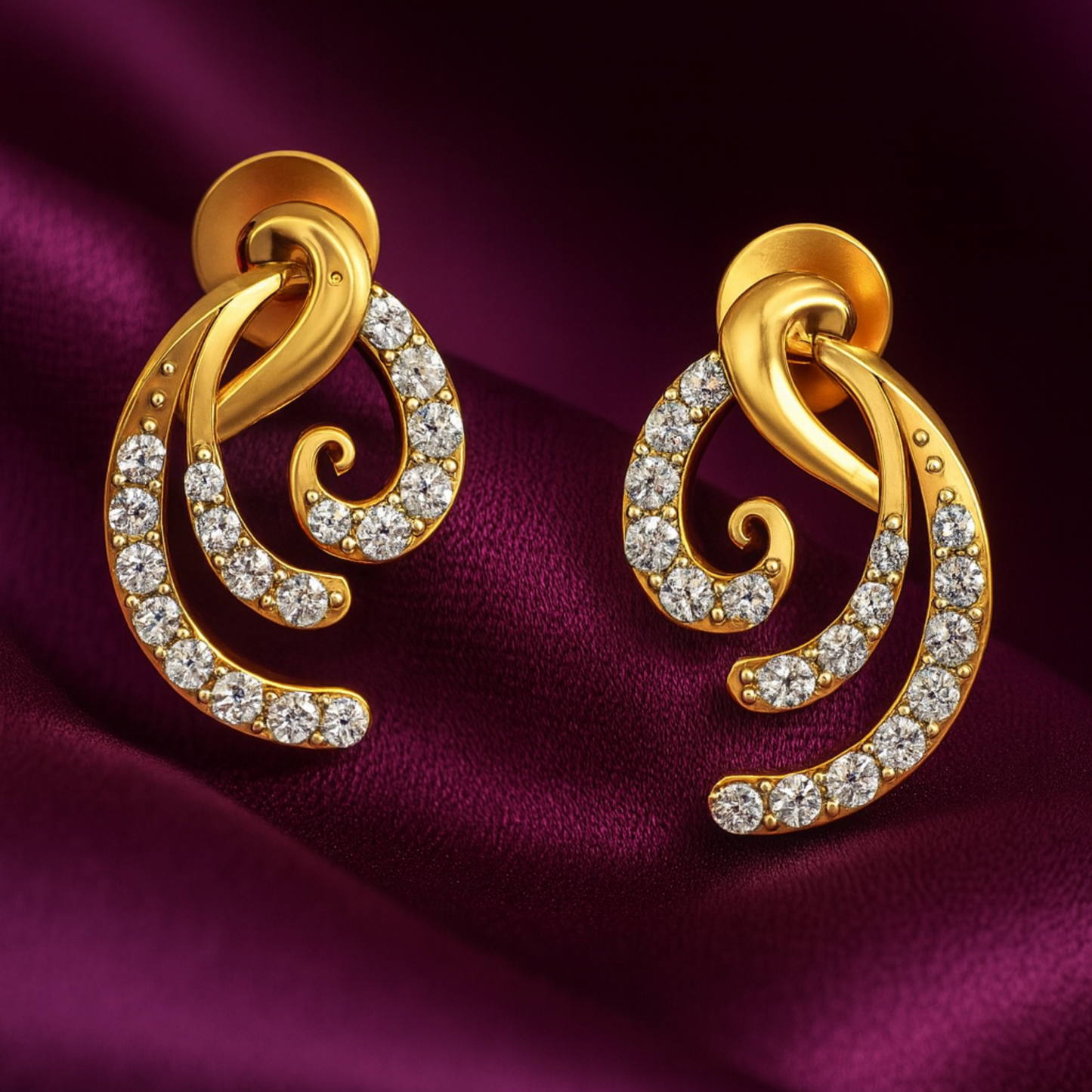 Radiant Swirl Earrings