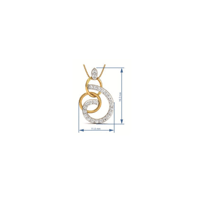 Eternal Swirl Pendant & Earring Set