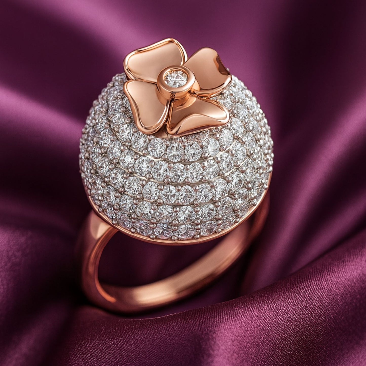 Floral Dome Ring
