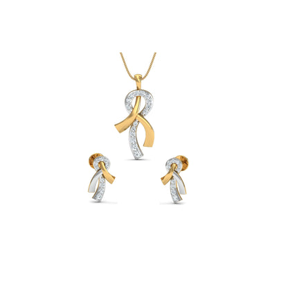 Grace Knot Pendant & Earring Set