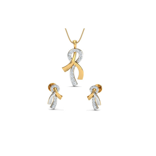 Grace Knot Pendant & Earring Set