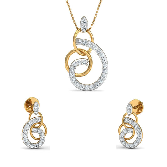 Eternal Swirl Pendant & Earring Set