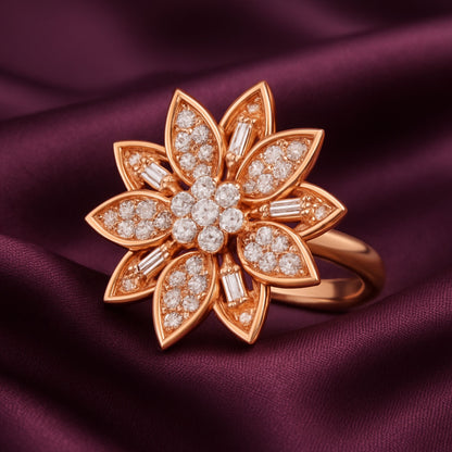 Regal Lotus Ring