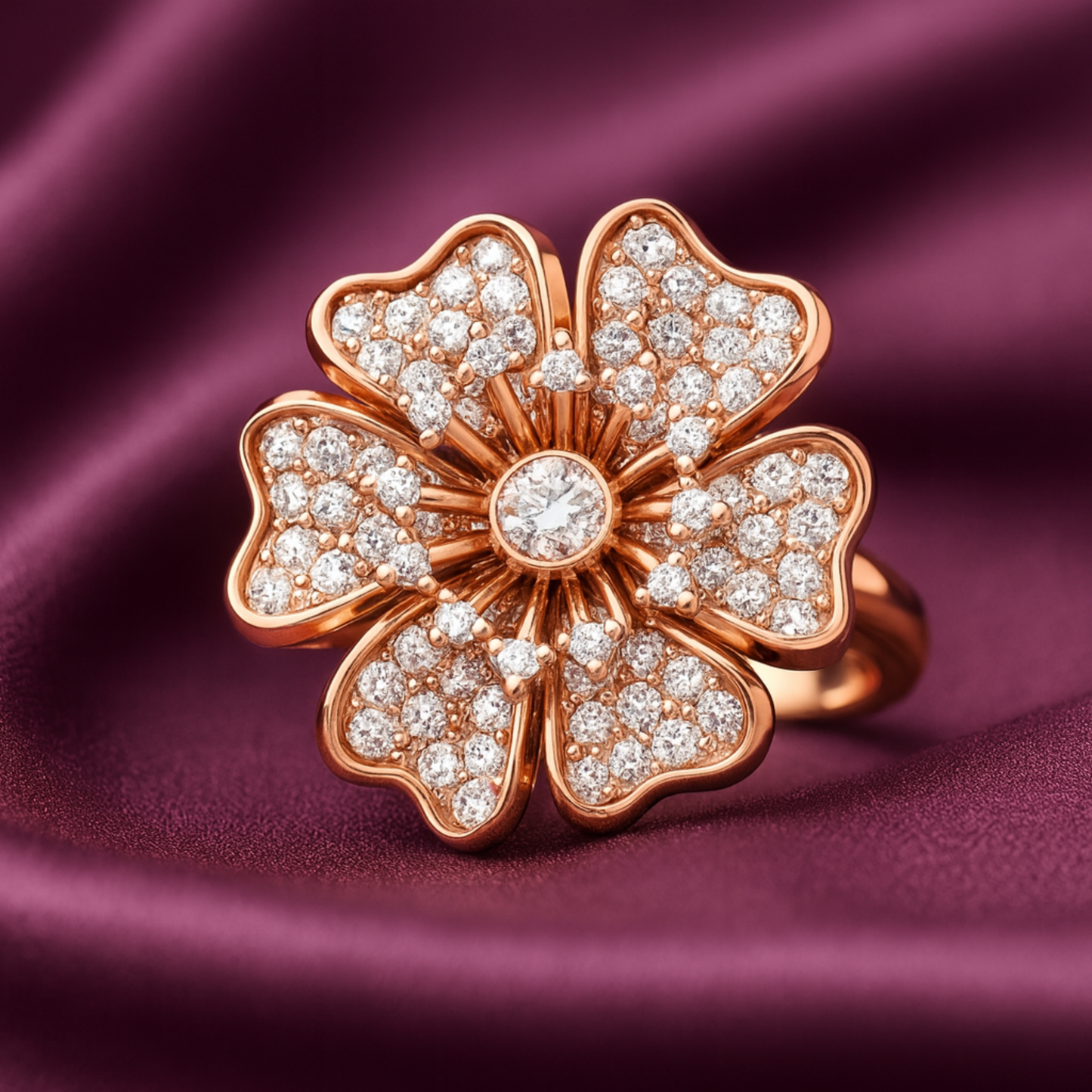 Radiant Blossom Ring