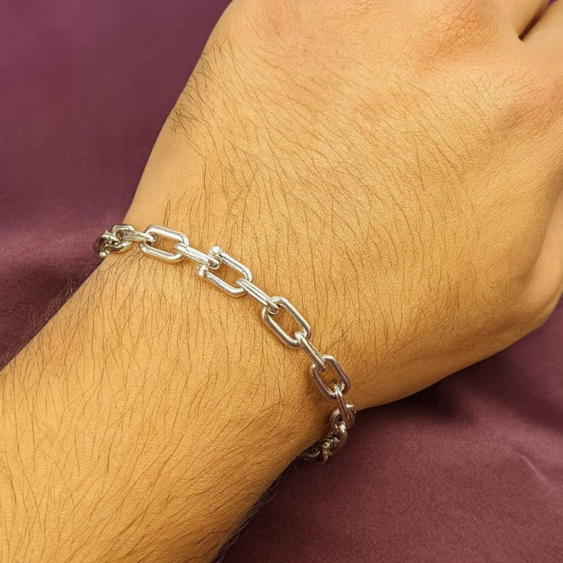 LinkLine Sterling Silver Bracelet - Eloura Sterling