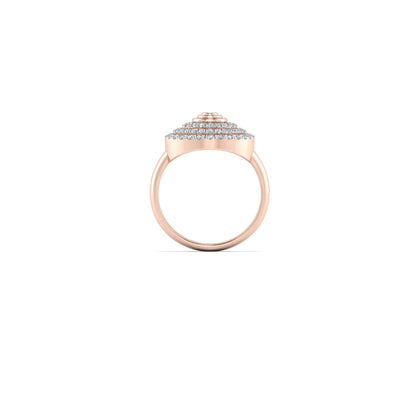 Radiant Halo Ring
