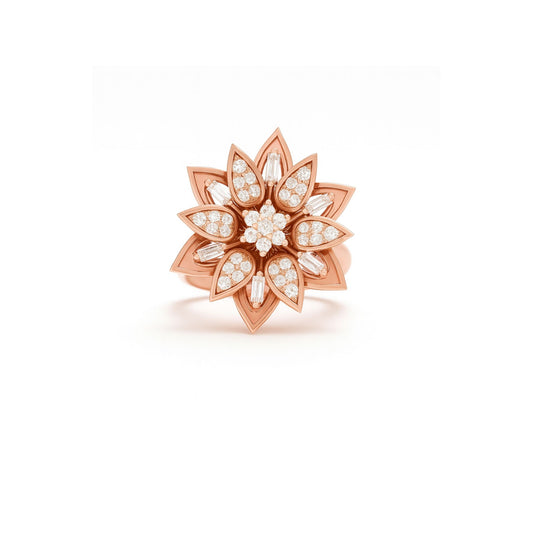 Regal Lotus Ring
