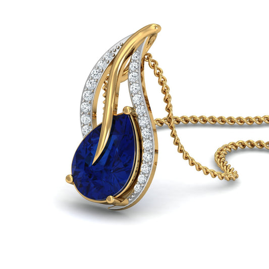 Midnight Teardrop Pendant & Earring Set