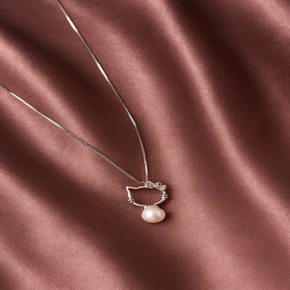 925 Sterling Silver Pearl Pendant Necklace for Women