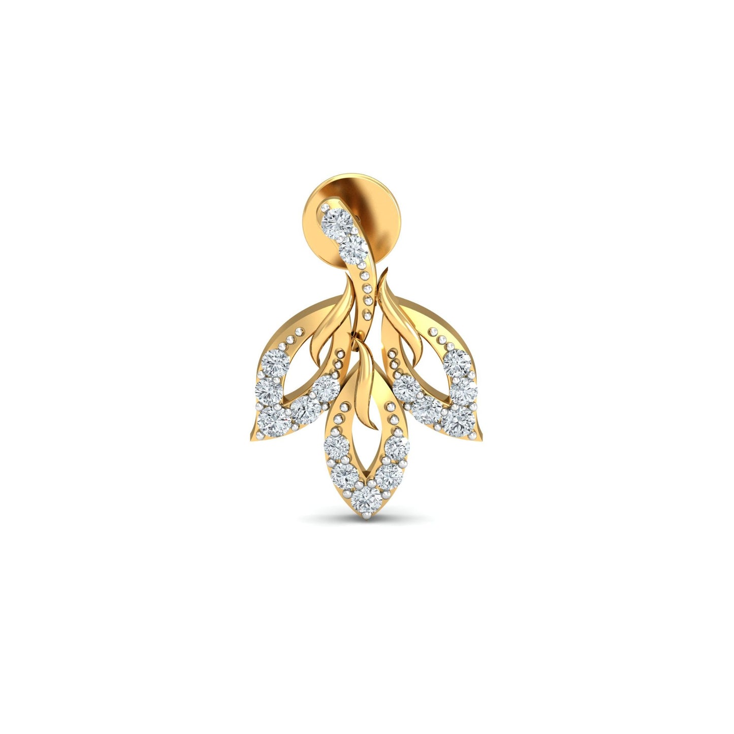 Elegant Leaf Cascade Earrings