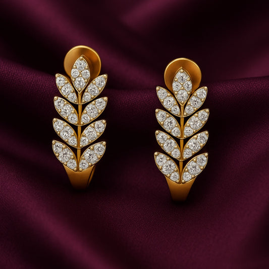 Vine Elegance Earrings - Eloura Sterling