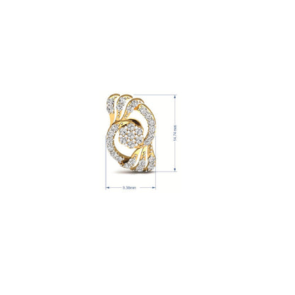 Floral Swirl Earrings