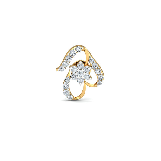Floral Heart Sparkle Earrings