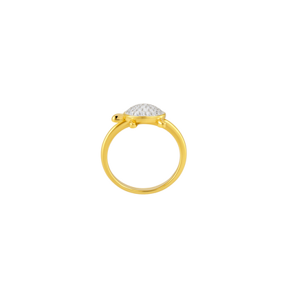 Turtle Charm Ring