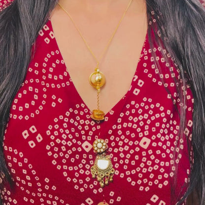 Golden Cup & Kettle Pendant