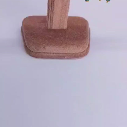 Lakshmi Temple Necklace Set with Ruby & Emerald Stones